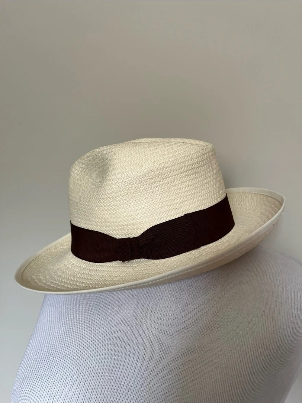 R. Dorfzaun Republica del Cacao Straw Fedora Hat Size 55